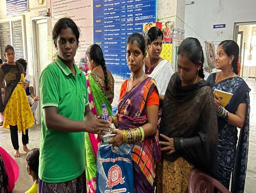 Free Food Distribution at Synthika Trust